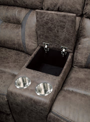 Home Elegance Madrona Hill Brown 3pc Living Room Set