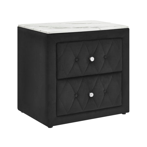 Crown Mark Annabelle Black Night Stand