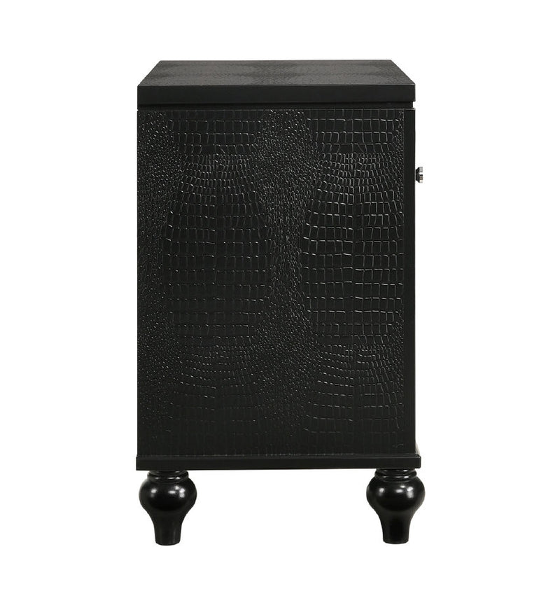 New Classic Furniture Valentino Black Nightstand