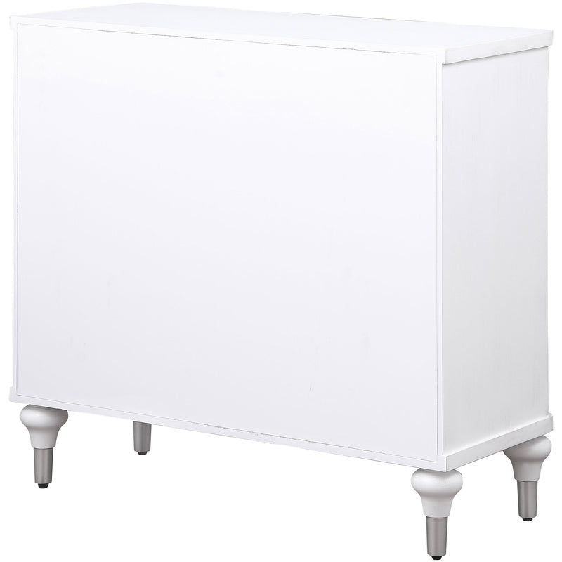 Coaster Furniture Cardella Distressed White Accent Cabinet