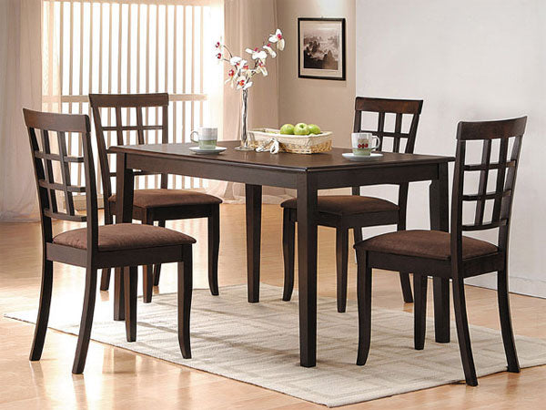 Acme Furniture Cardiff Espresso Dark Brown 5pc Dining Room Set