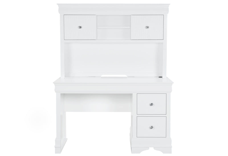 Global Furniture Pompei White Desk
