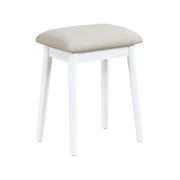 Home Elegance Camilla Gray Vanity Dresser with Mirror and Stool