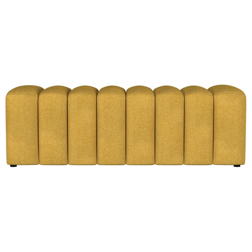 Coaster Furniture Summer Mustard Yellow Accent Bench