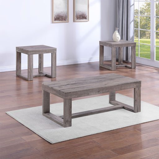 Crown Mark Knott 3pc Coffee Table Set
