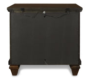 New Classic Furniture Sevilla Walnut Two Drawers Nightstand