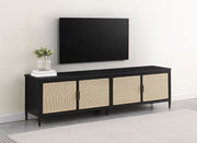 Coaster Furniture Amherst Black 78 inch TV Stand