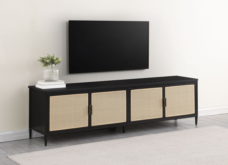 Coaster Furniture Amherst Black 78 inch TV Stand