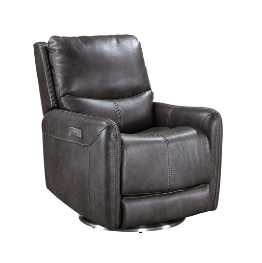 Steve Silver Athens Charcoal 360 Swivel Power Recliner