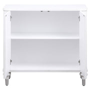 Coaster Furniture Cardella Distressed White Accent Cabinet