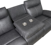 Steve Silver Gaston Gray Manual Sofa