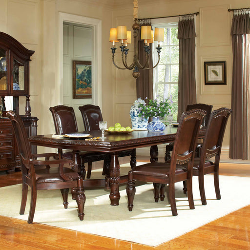 Steve Silver Antoinette Brown Cherry 7pc Dining Set