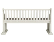 Steve Silver Joanna Ivory Mocha Bench with Back