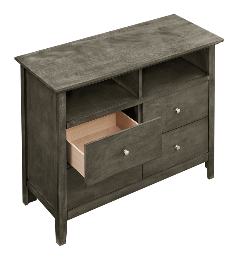 Glory Furniture Hammond Yellow Media Chest