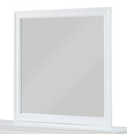 Crown Mark Louis Philip White Mirror