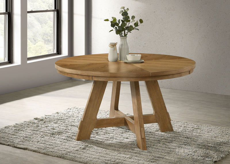 Coaster Furniture Danvers Brown Oak 54 Inch Dining Table