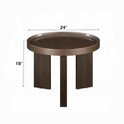 Acme Furniture Lakita Dark Blond Smoked Oak End Table