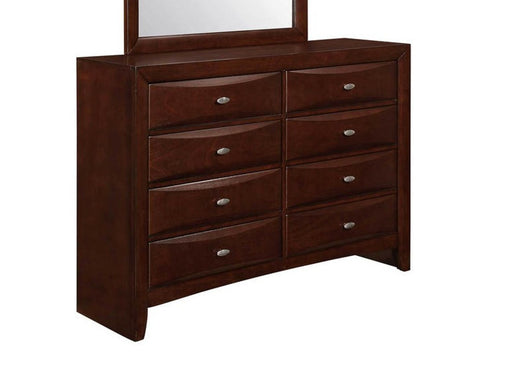 Global Furniture Linda Merlot Drawer Dresser