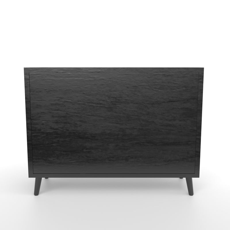 Steve Silver Papillon Ivory Ebony 13 Drawers Sideboard