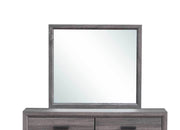 Global Furniture Kate Foil Grey Dresser and Mirror