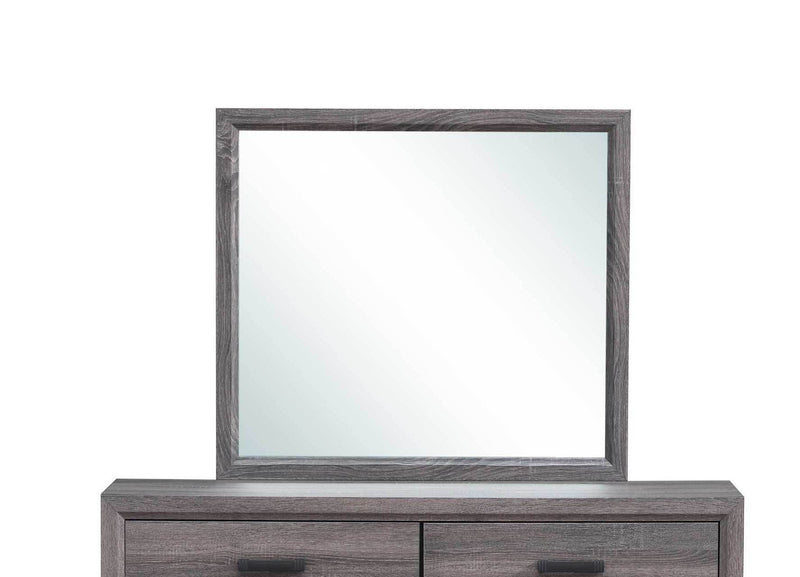 Global Furniture Kate Foil Grey Dresser and Mirror