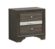 Glory Furniture Madrid Black Nightstand