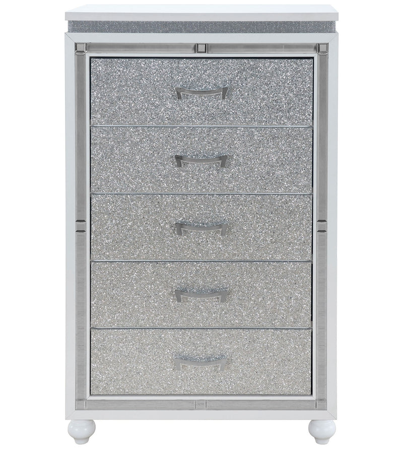 Global Furniture Collete White Chest