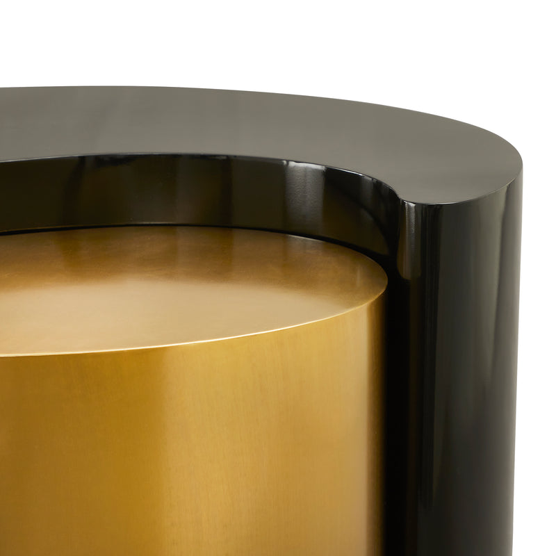 Galaxy Home Ying Yang Gold Silver Coffee Table