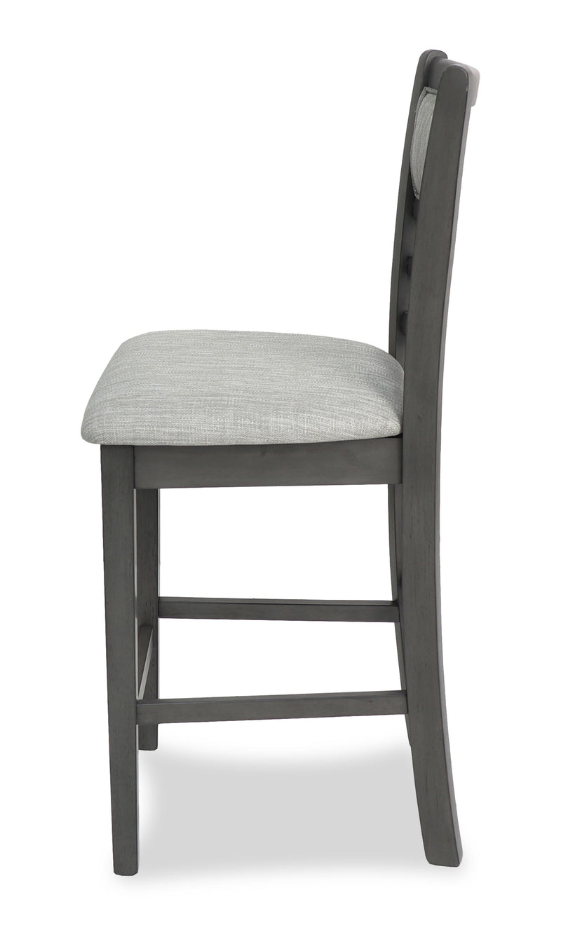 New Classic Furniture Mitchell Gray 5pc Counter Heigth Set