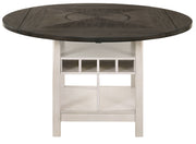 Crown Mark Conner Chalk Grey Counter Height Table