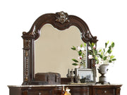 Galaxy Home Roma Dark Walnut Wood Mirror