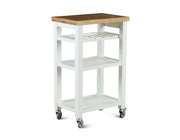 Steve Silver Belden Grey Kitchen Cart