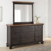 Steve Silver Bear Creek Brown 9 Drawer Dresser