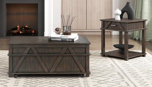 Home Elegance 3pc Coffee Table Set With Lift Top Cocktail Table