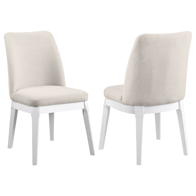 2 Coaster Furniture Carissa Beige Dining Side Chairs