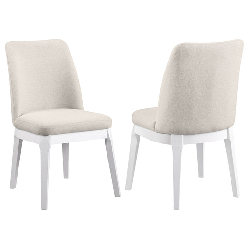 2 Coaster Furniture Carissa Beige Dining Side Chairs