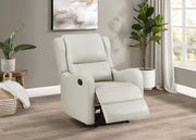 Coaster Furniture Kelsey Ivory Recliner Chair