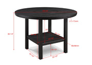 Crown Mark Guthrie Counter Height Table With Lazy Susan