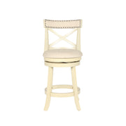 New Classic Furniture York White 24 Inch Counter Stool