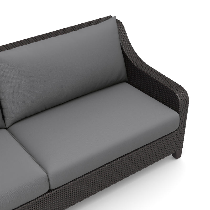 New Classic Furniture Skye Gray 4pc Outdoor Seating Set