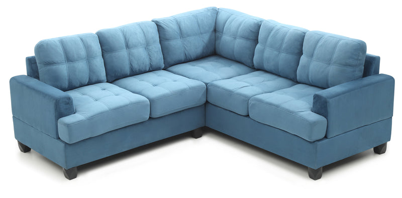 Glory Furniture Sandridge Aqua Sectional