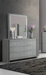 Global Furniture Logan Silver Mirror