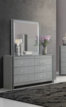 Global Furniture Logan Silver Mirror