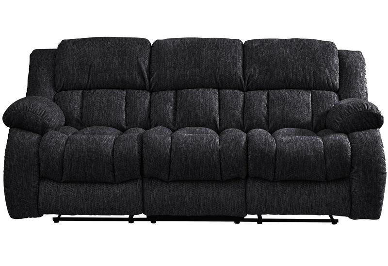 Global Furniture U250 Ebony Reclining Sofa