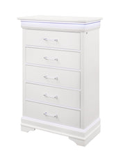 Global Furniture Charlie White Chest with LED