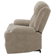 Coaster Furniture Houston Camel Brown Power Lift Recliner Chair