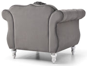 Glory Furniture Hollywood Pink Velvet Fabric Chair