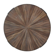 Steve Silver Chevron Cinnamon Round End Table