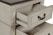 New Classic Furniture Anastasia Antique White Nightstand