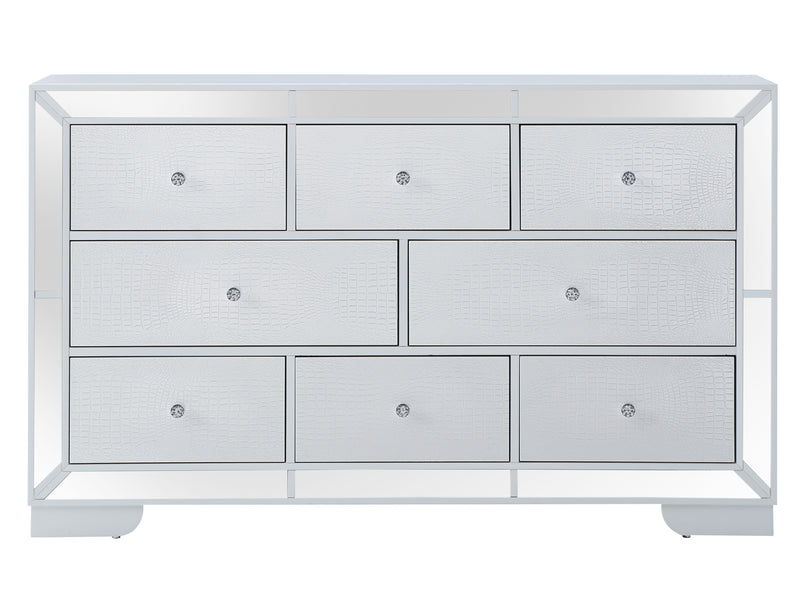 Glory Furniture Hollywood Hills Silver Champagne Dresser